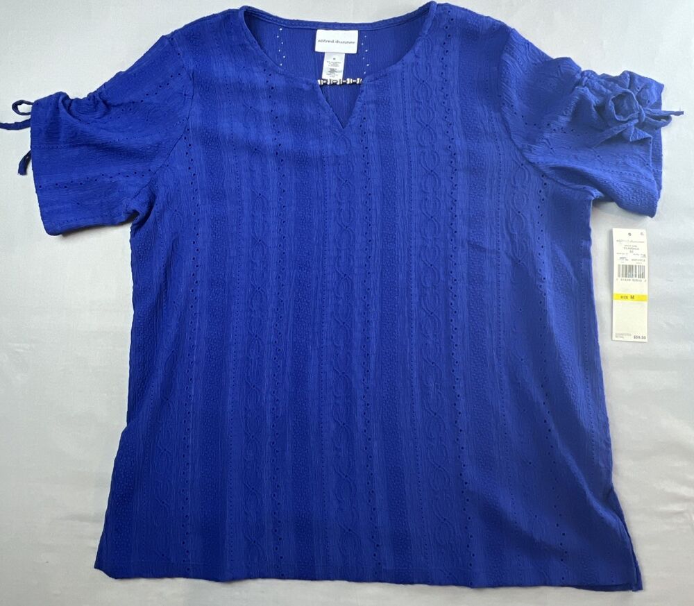 Alfred Dunner Top Medium Dunner Stunner NWT
